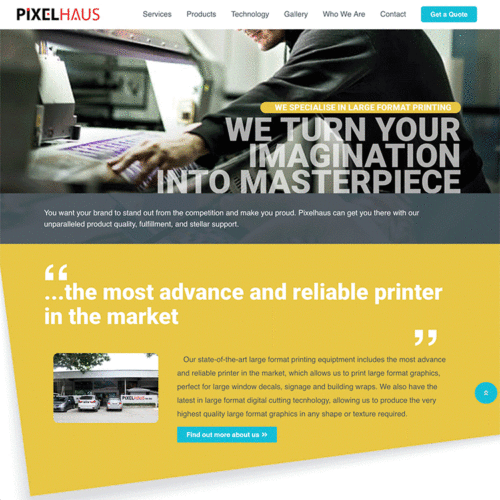 Large format printing service provider.